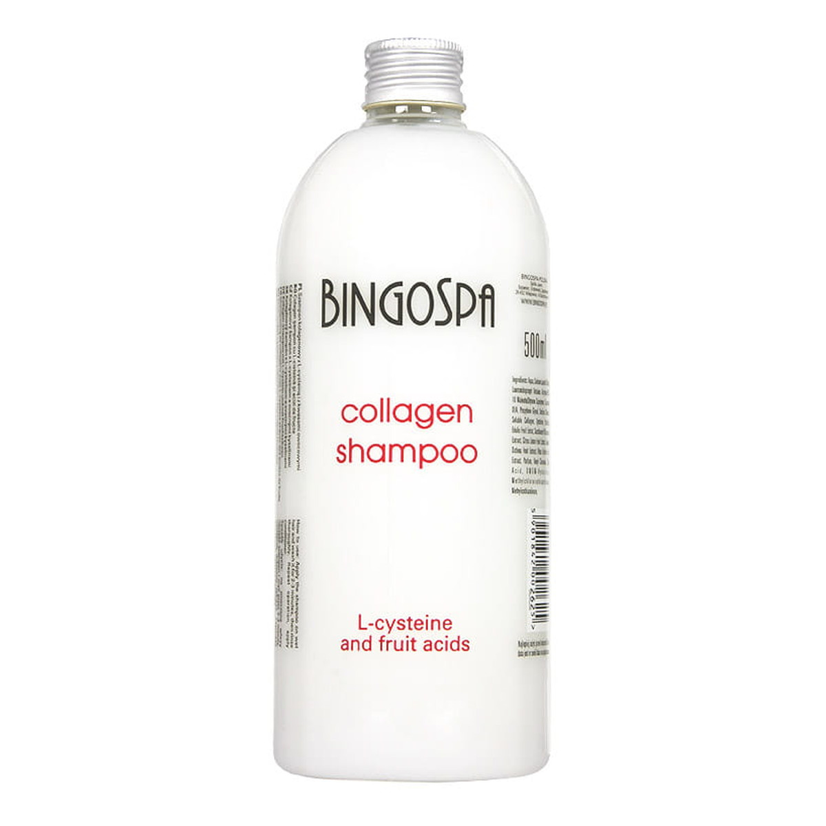 BINGOSPA Szampon kolagenowy z L-cysteiną i kwasami owocowymi 500ml