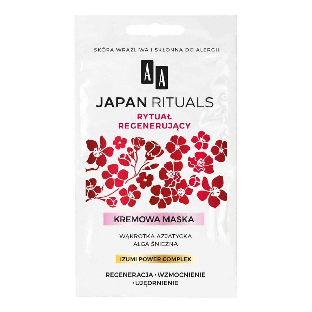 AA Japan Rituals Rytuał Regenerujący kremowa maska do twarzy 2x4ml 8ml