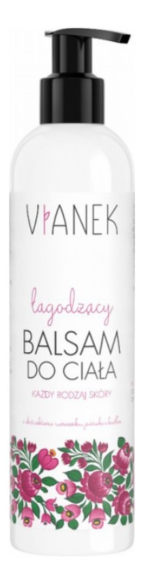 Łagodzący Balsam do ciała z ekstraktem z jeżówki rumianku i kozłka