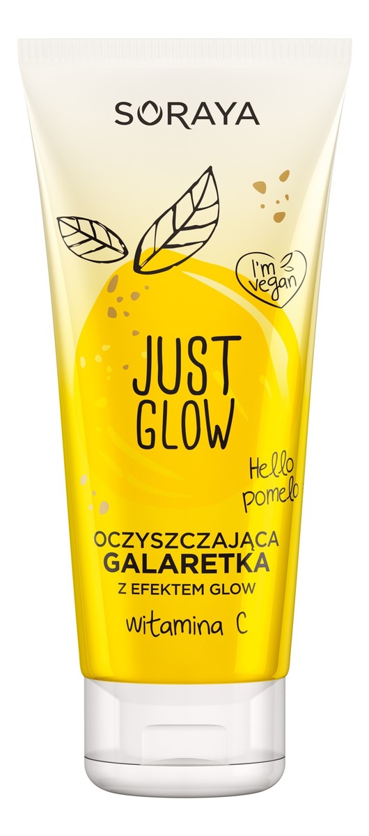 JUST GLOW Galaretka d/mycia twarzy z efektem Glow z witaminą C