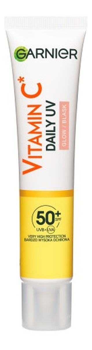 Vitamin c rozświetlający fluid na dzień z filtrem spf50+ nadający blask