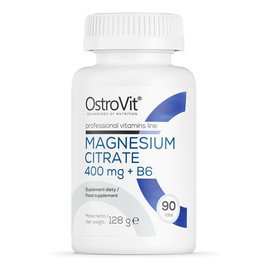 Cytrynian Magnezu + B6 90 tabletek