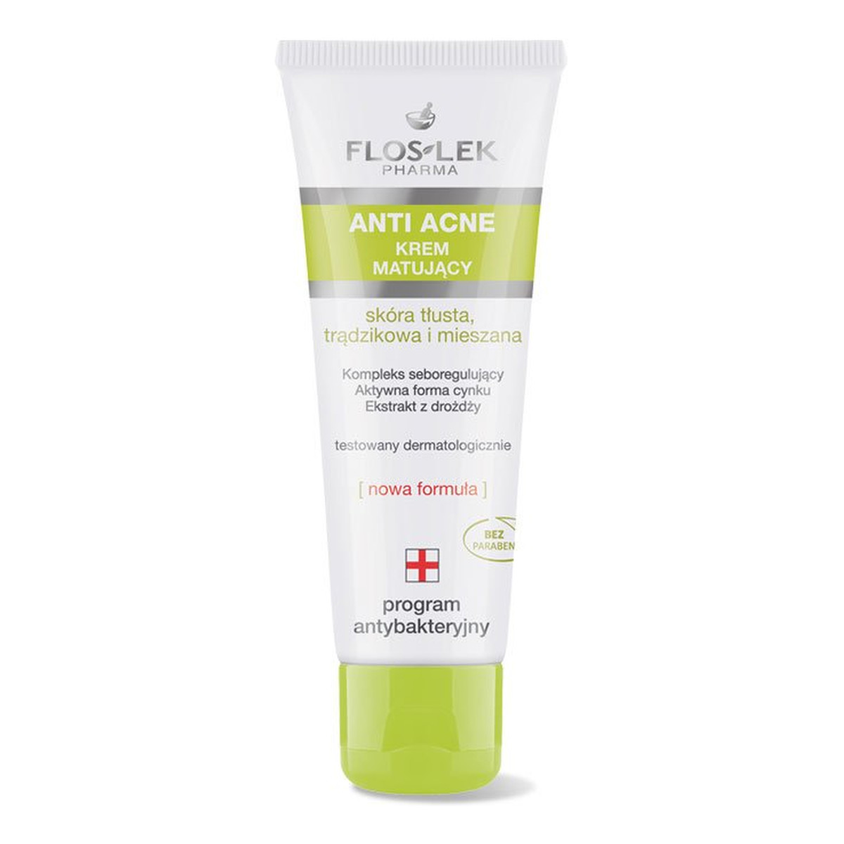 FlosLek Anti Acne Laboratorium Antybakteryjny Krem Matujący 50ml