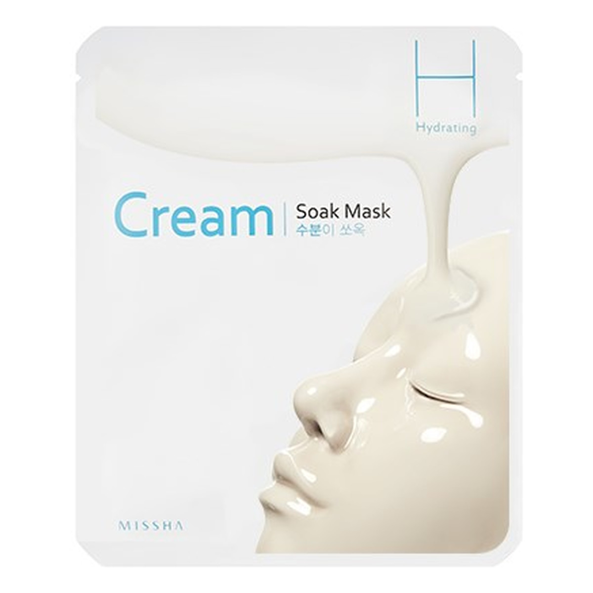 Missha Cream-Soak Mask Hydrating Nawadniająca Maseczka W Płachcie 23g