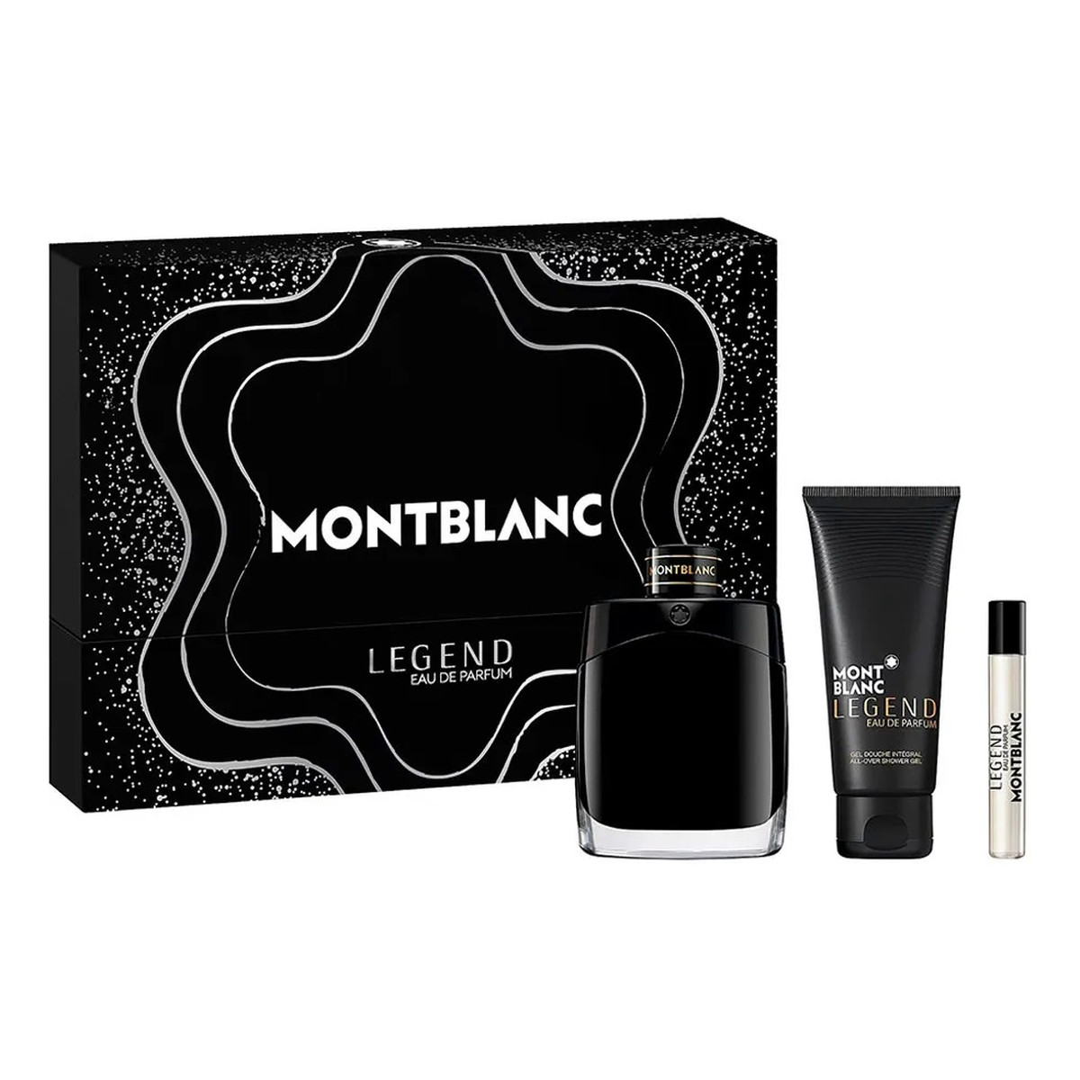 Mont Blanc Legend Zestaw woda perfumowana spray 100ml + miniatura wody perfumowanej 7.5ml + żel pod prysznic 100ml