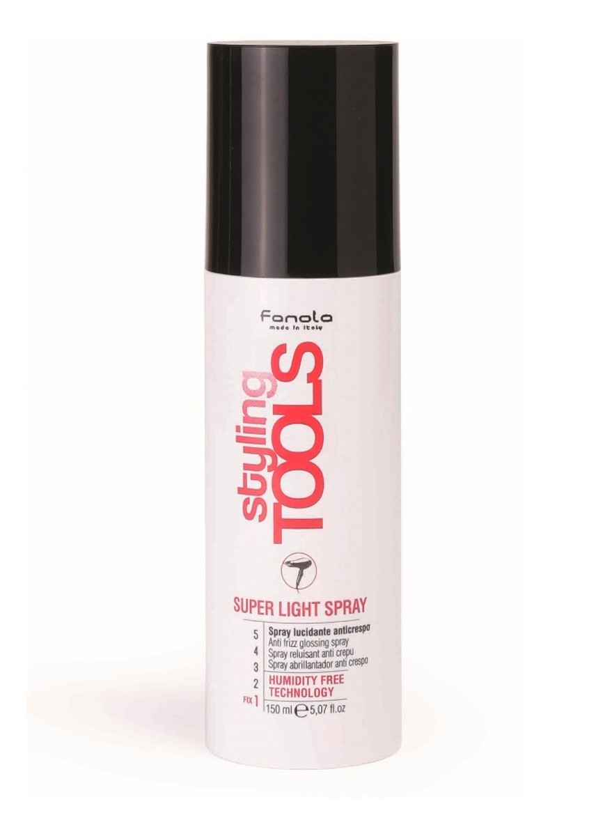 Super Light spray nabłyszczający przeciw puszeniu się włosów