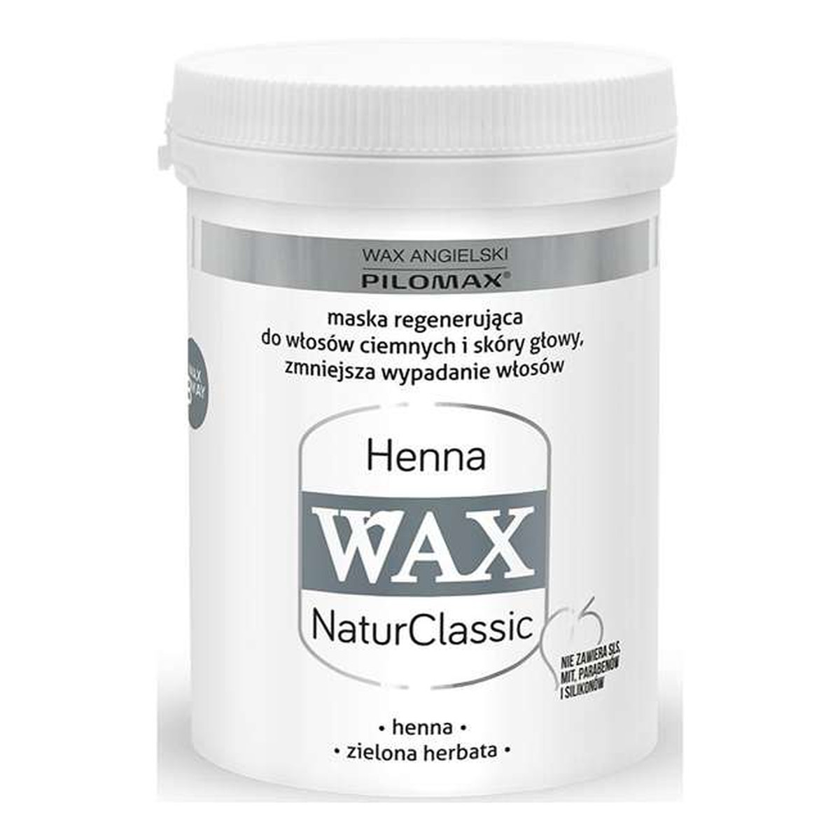 Pilomax Wax Henna Maska Do Włosów Ciemnych 240ml