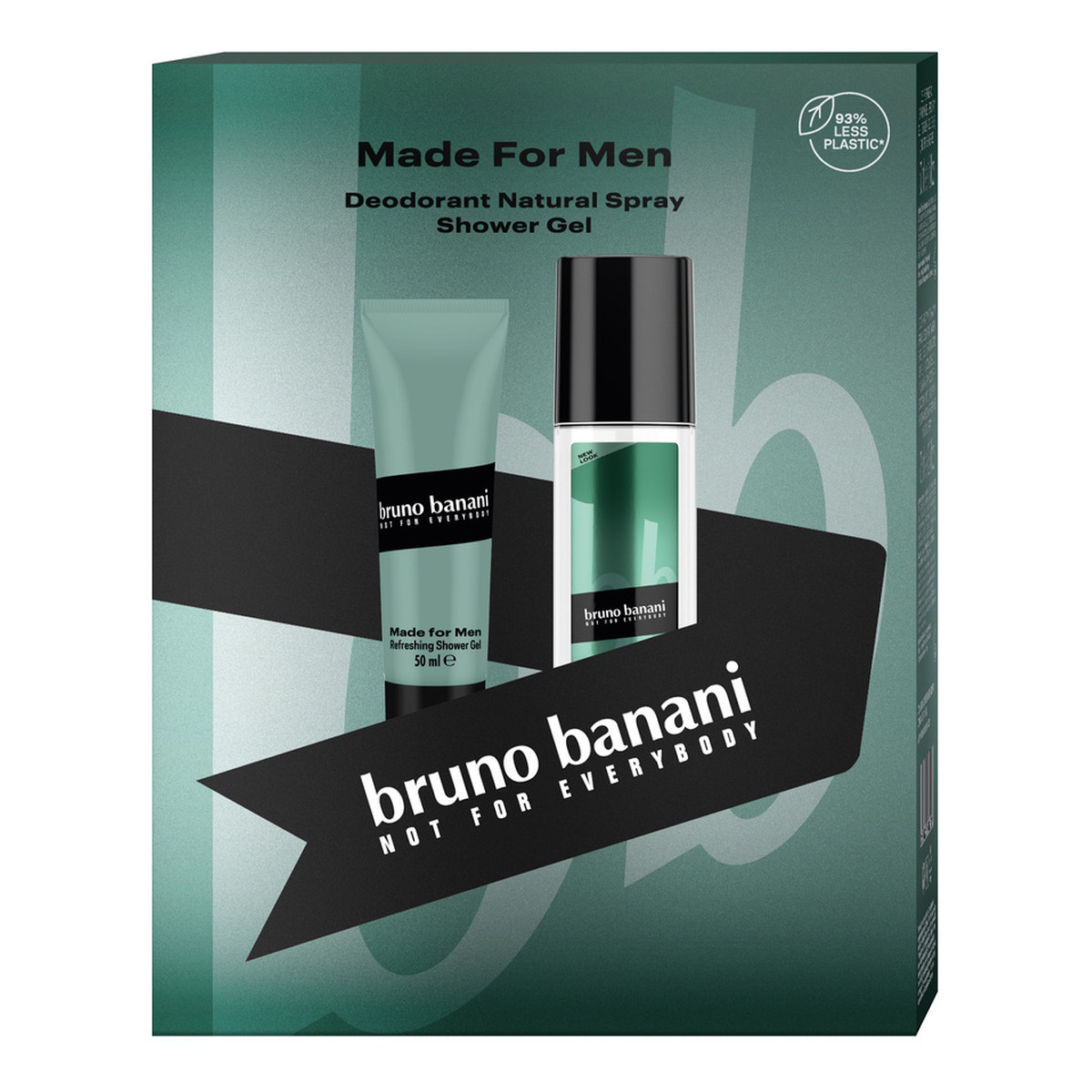 Bruno Banani Zestaw prezentowy Made For Men żel pod prysznic 50 ml + deo naturalny spray 75ml