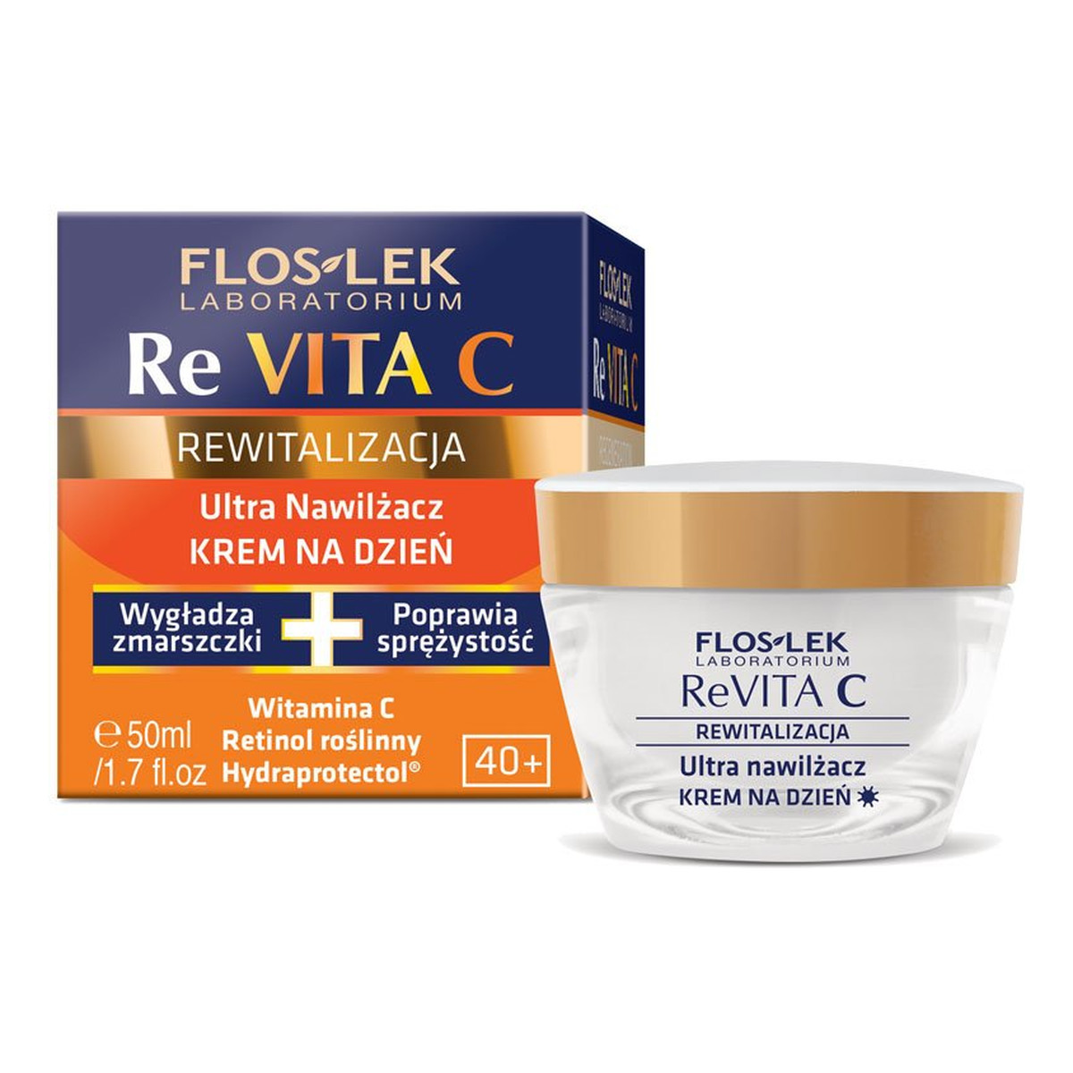 FlosLek Revita C Laboratorium Krem Na Dzień Ultra Nawilżacz 50ml