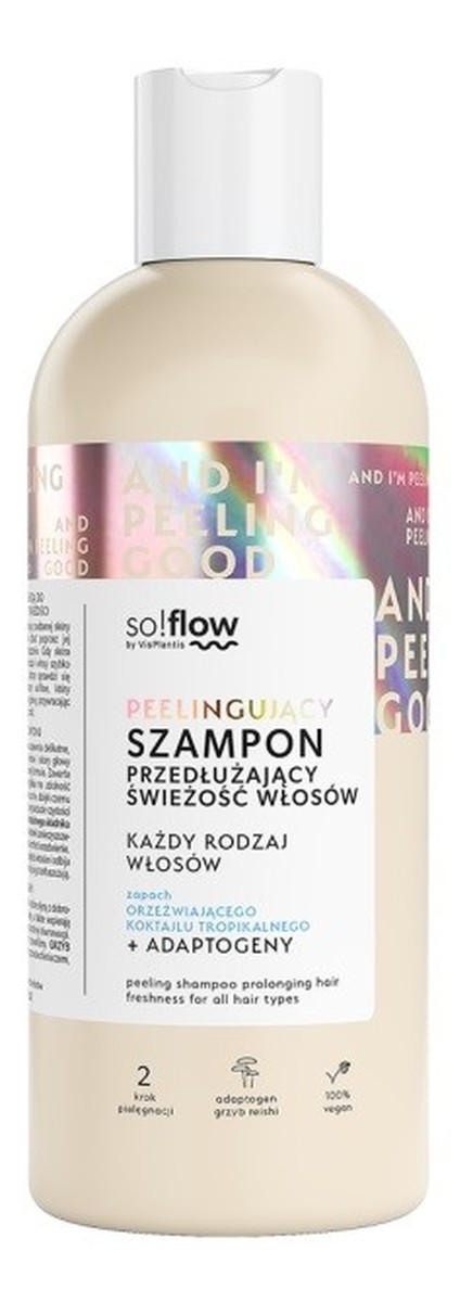 Peelingujący szampon przedłużający świeżość włosów