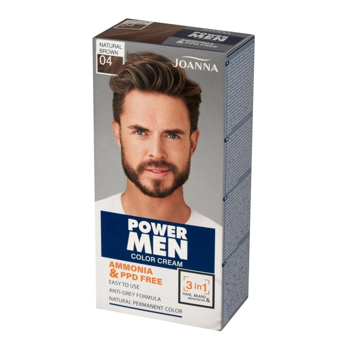 Joanna Power Men Color Cream Farba do włosów 3in1 dla mężczyzn 100g