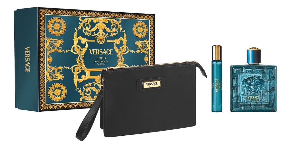 zestaw perfumy spray 100ml + perfumy spray 10ml + kosmetyczka