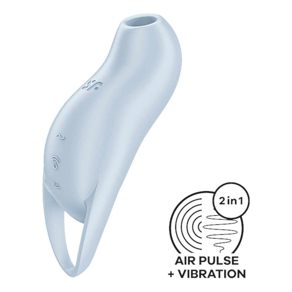 Satisfyer Pocket Pro Ładowalny stymulator łechtaczki z falami powietrza Blue