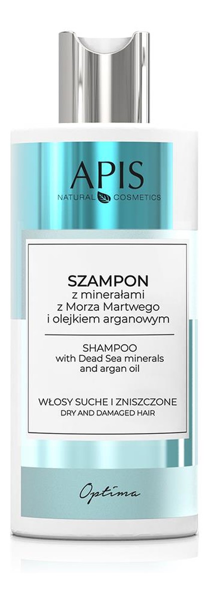 szampon z minerałami z morza martwego i olejkiem arganowym