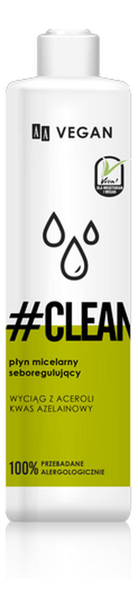 #Clean seboregulujący płyn micelarny