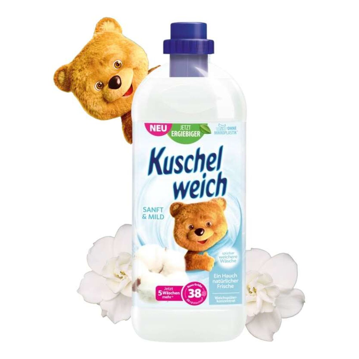 Kuschelweich Płyn do płukania 2x Wilde Vanille 2x Frischetraum 2x Sanft & Mild 6x1L