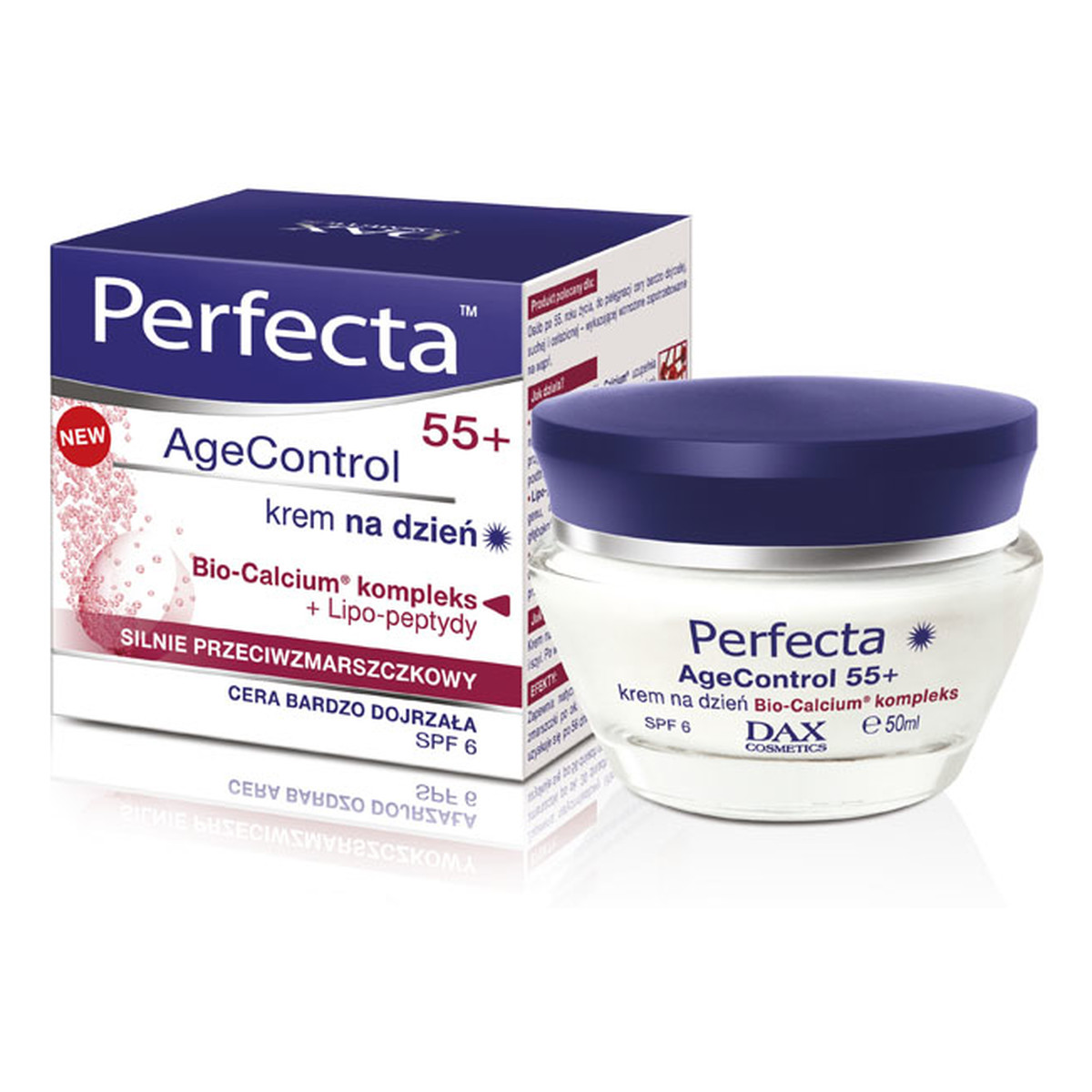 Perfecta Age Control 55+ Krem Silnie Przeciwzmarszczkowy Na Dzień 50ml