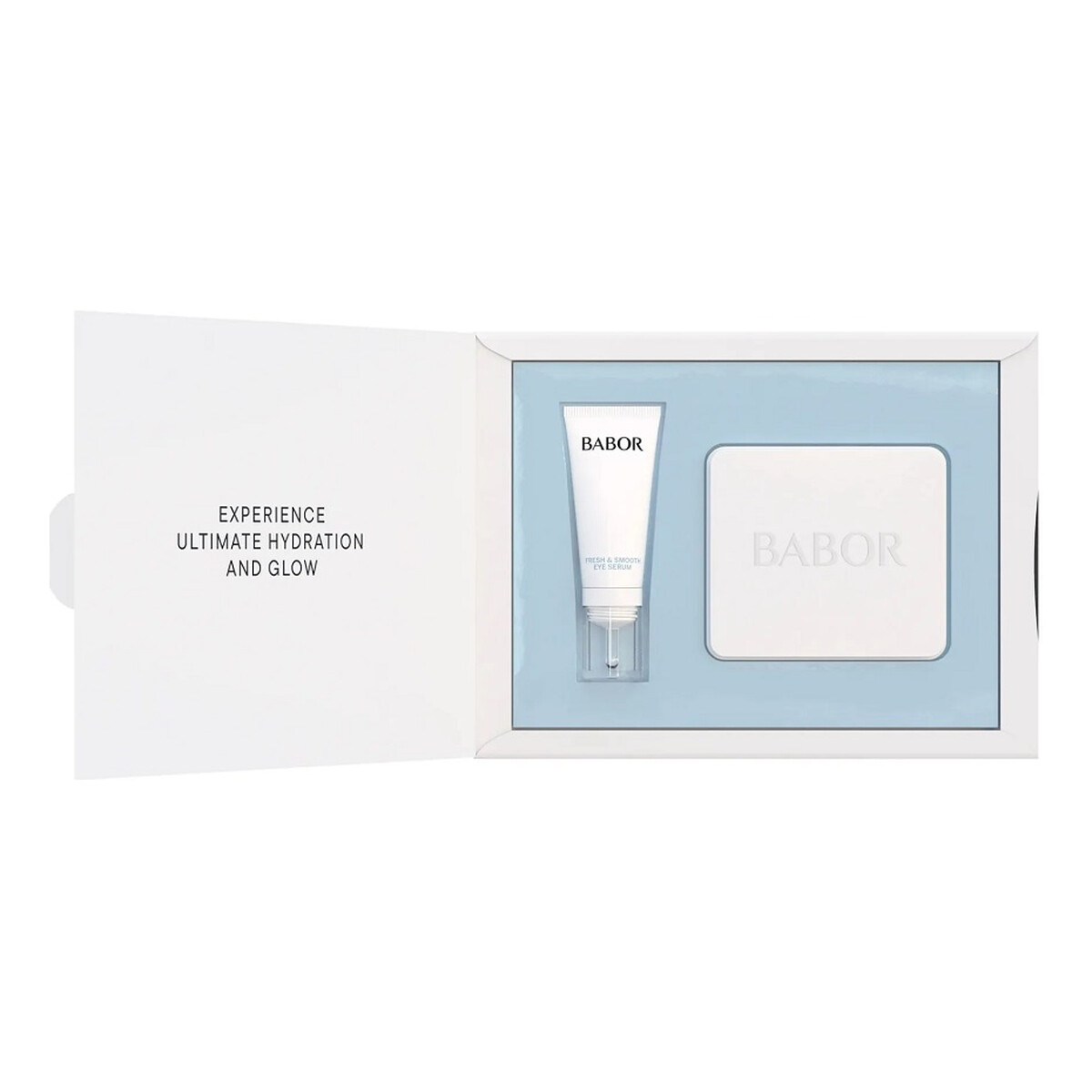 Babor Instant Fresh Smooth Eye Serum + Patches Zestaw serum pod oczy 15ml + silikonowe płatki wielokrotnego użytku 2szt