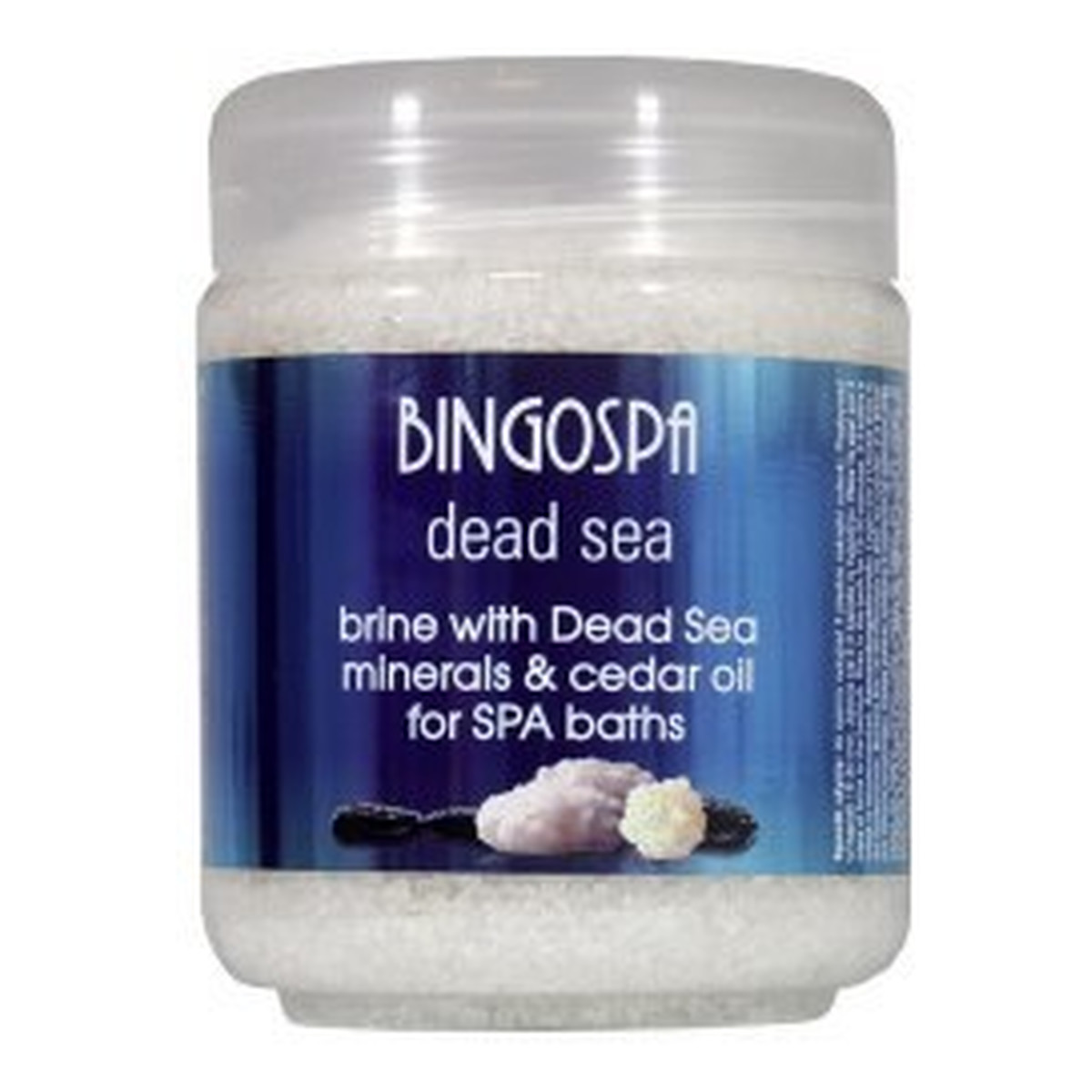 BINGOSPA Solanka z Minerałami Morza Martwego z Olejkiem Cedrowym 550ml