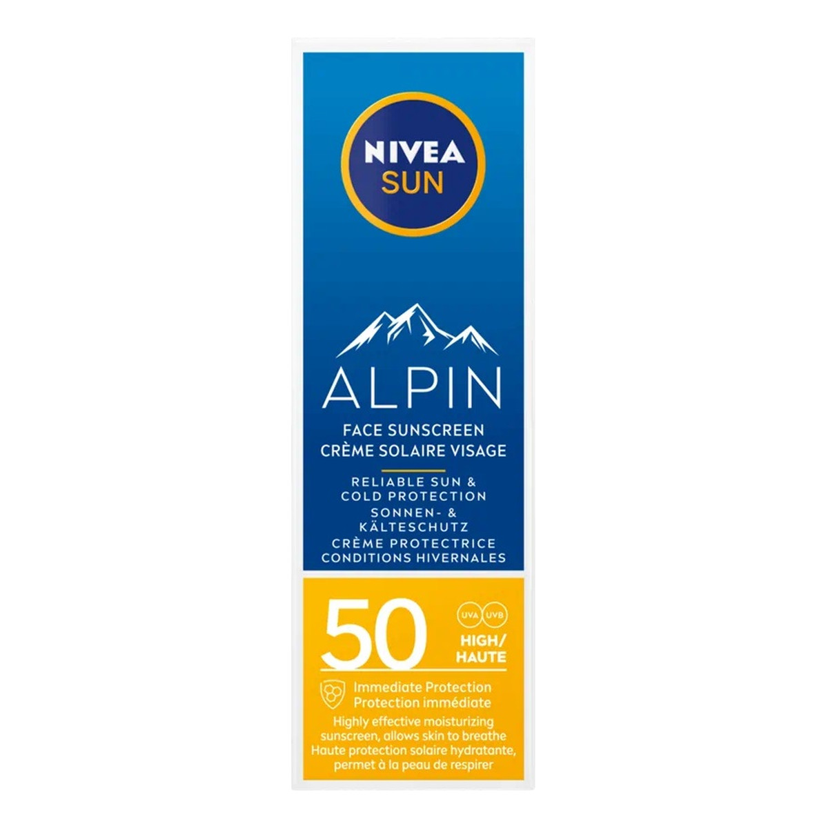 Nivea Sun Alpin Krem do twarzy z wysoką ochroną spf50 50ml