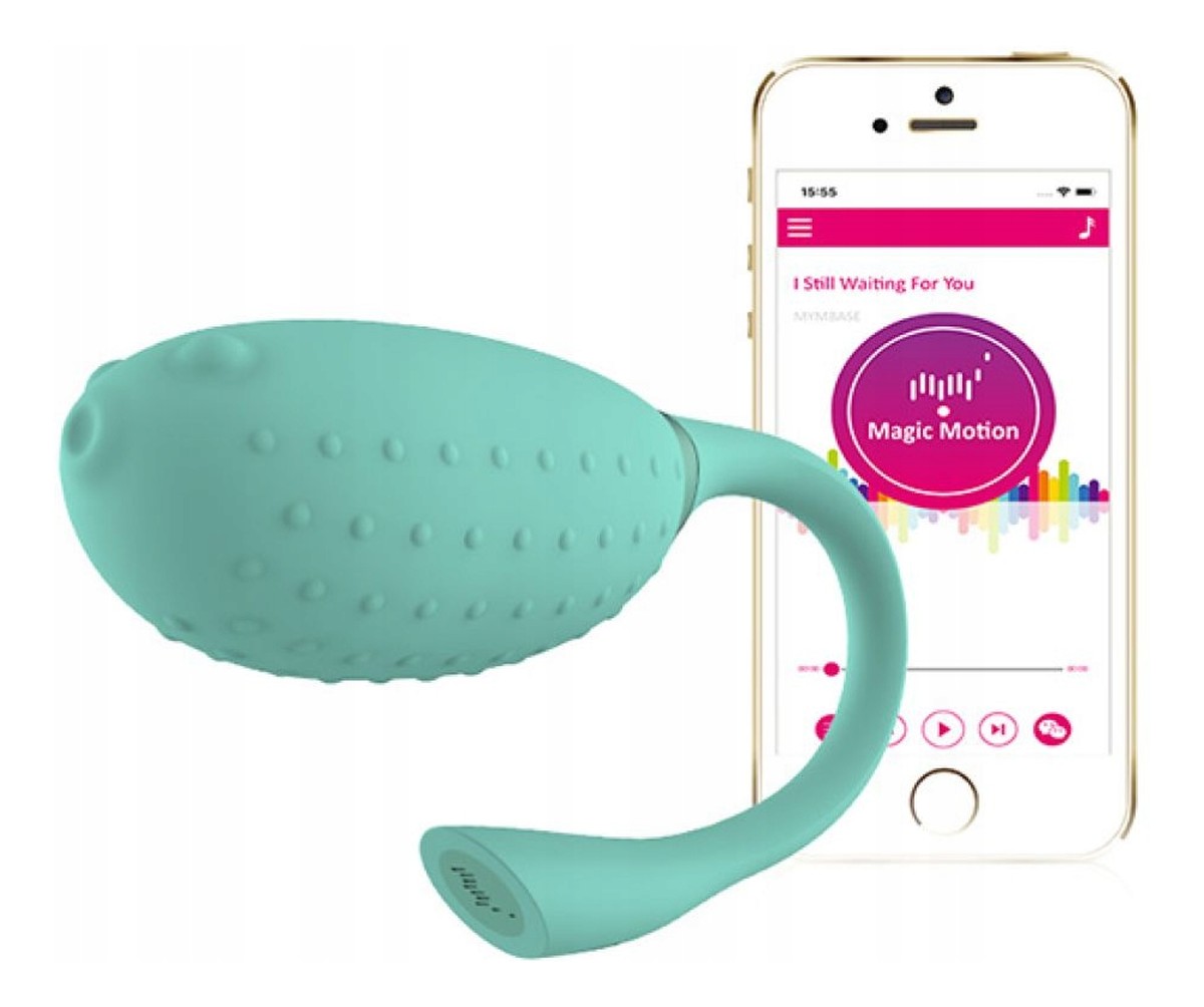 Fugu smart wearable vibrator wibrator typu jajko sterowany aplikacją green