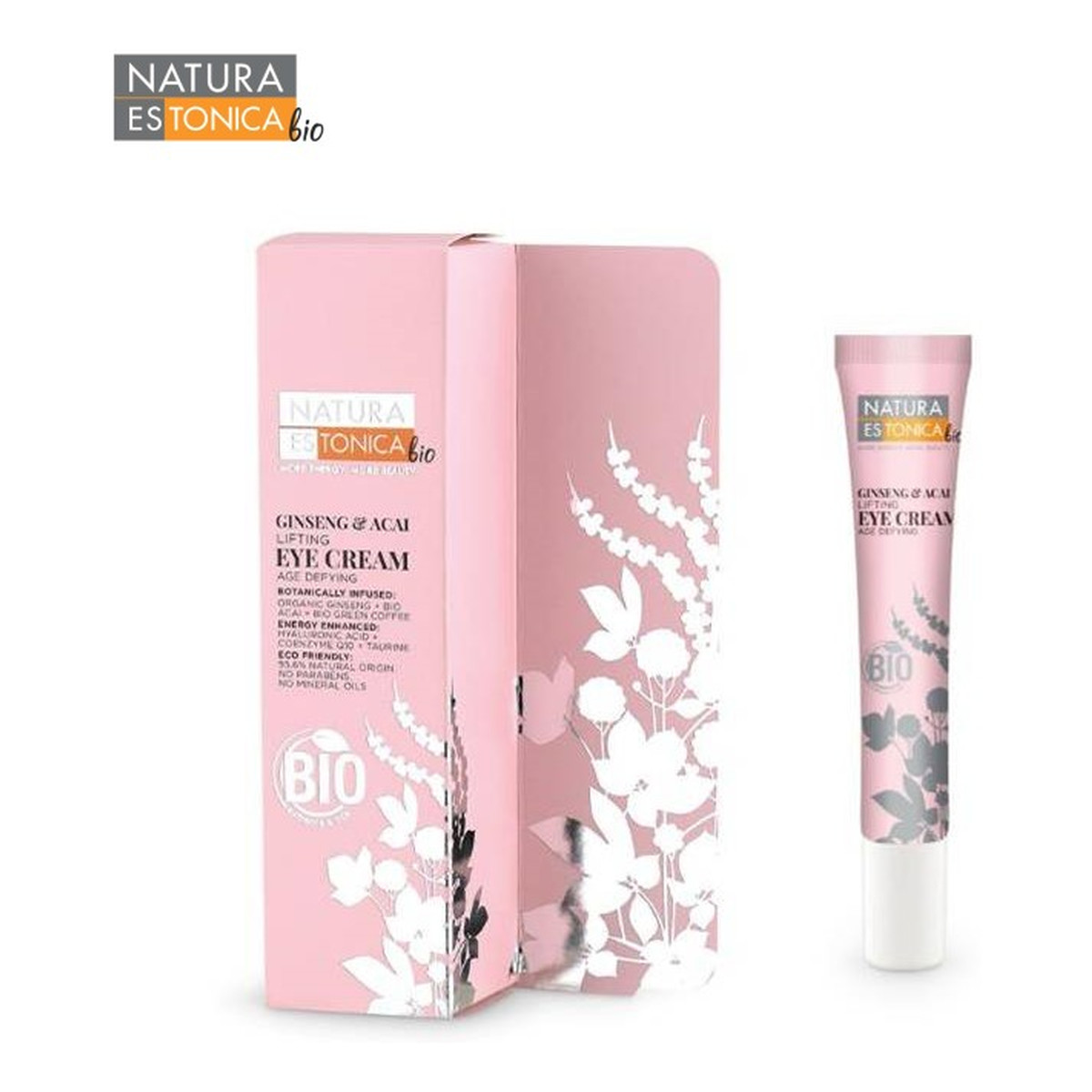 Natura Estonica Krem lifting pod oczy Żeńszeń i Acai 20ml