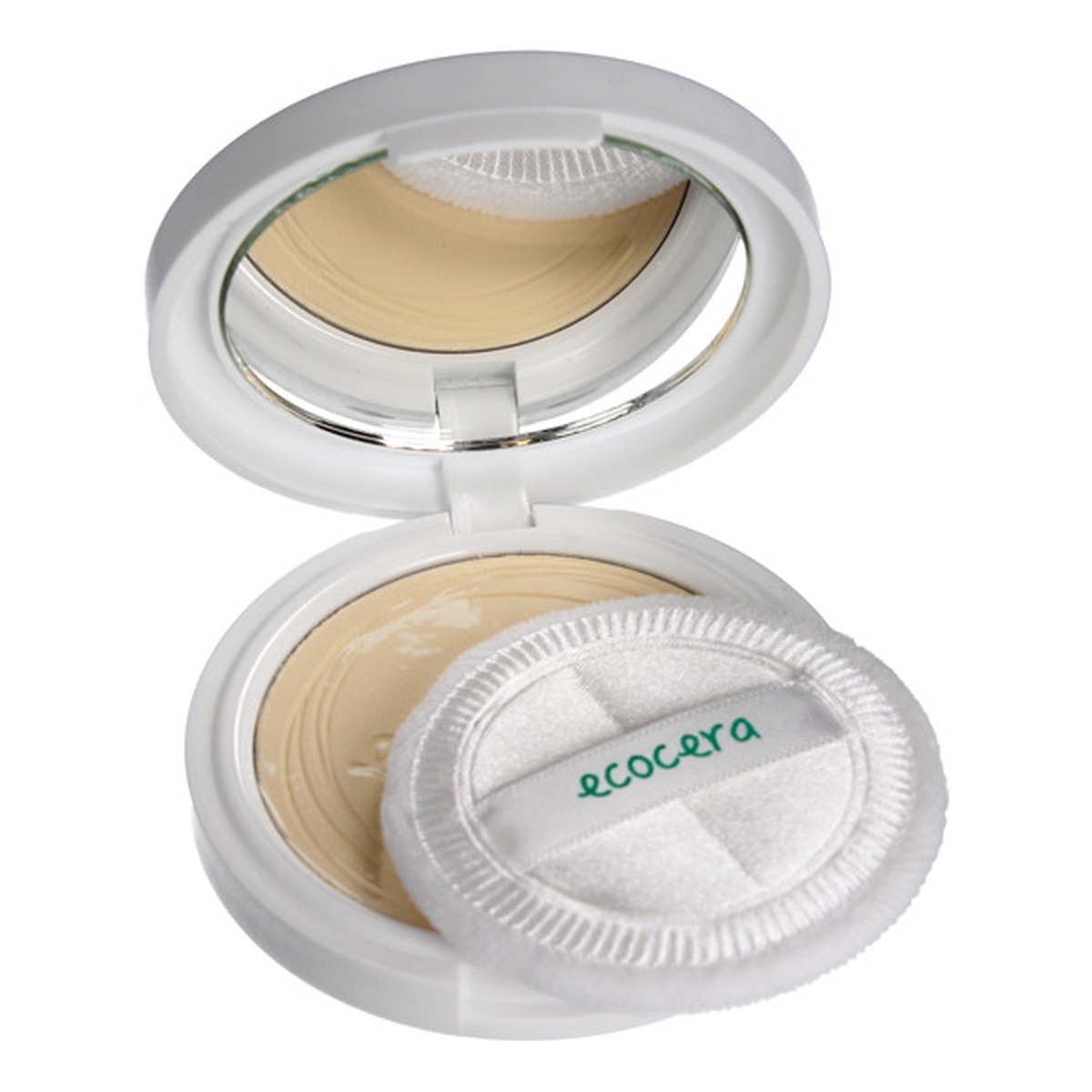 Ecocera Puder prasowany Bananowy cera sucha i wrażliwa 10g