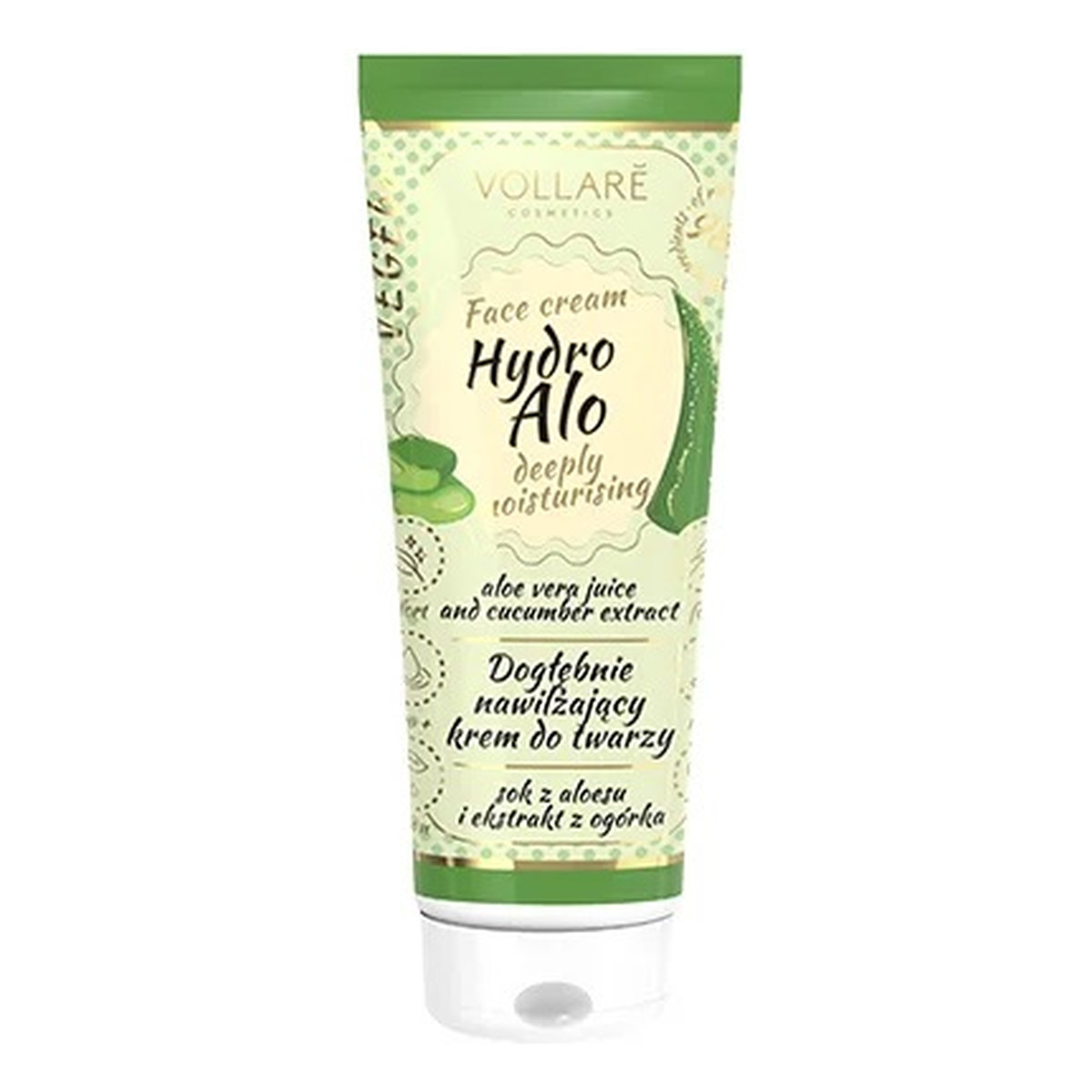 Vollare VEGEbar Hydro Alo dogłębnie nawilżający Krem do twarzy 50ml