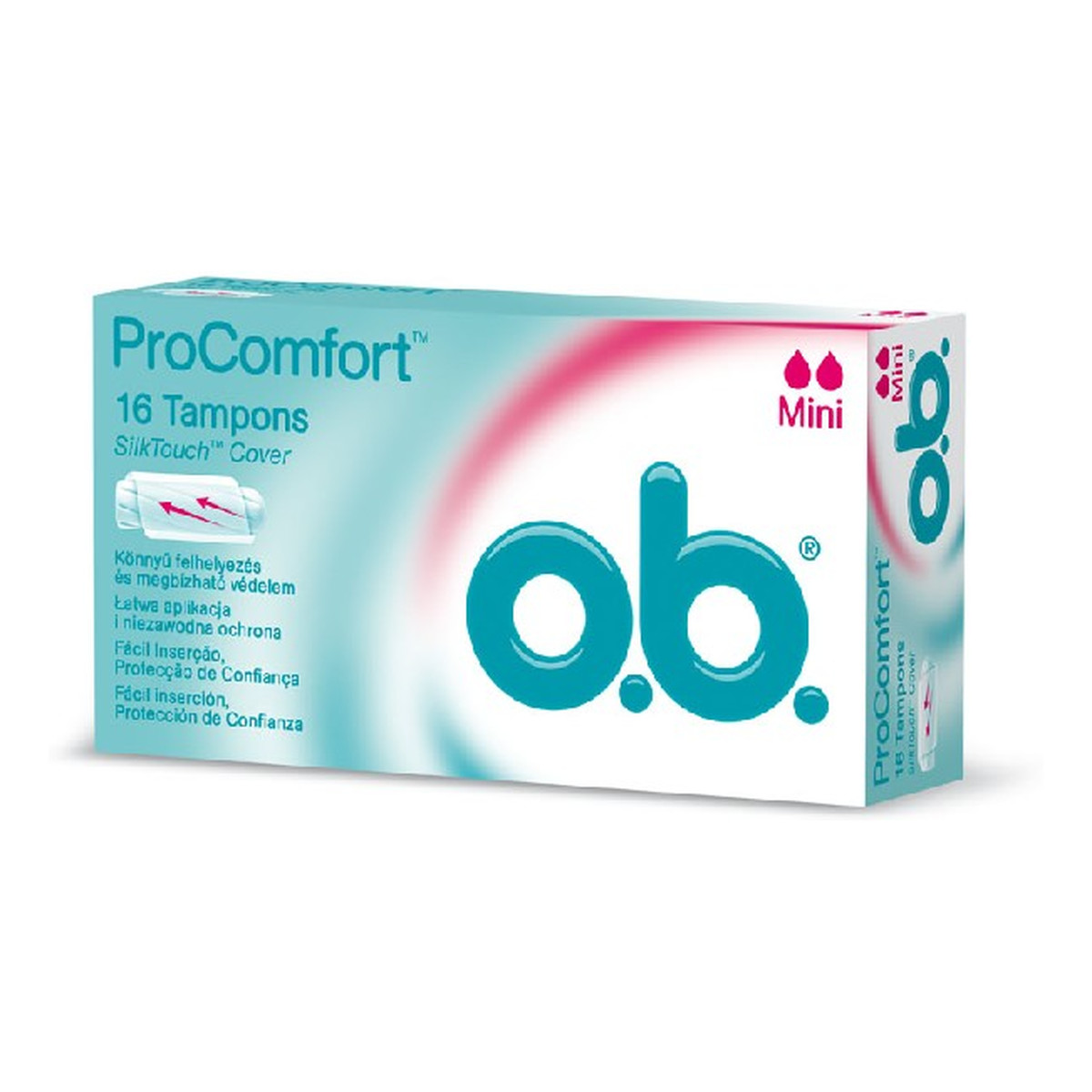 O.B. ProComfort tampony higieniczne Mini 6 op.-16 sztuk (5+1)
