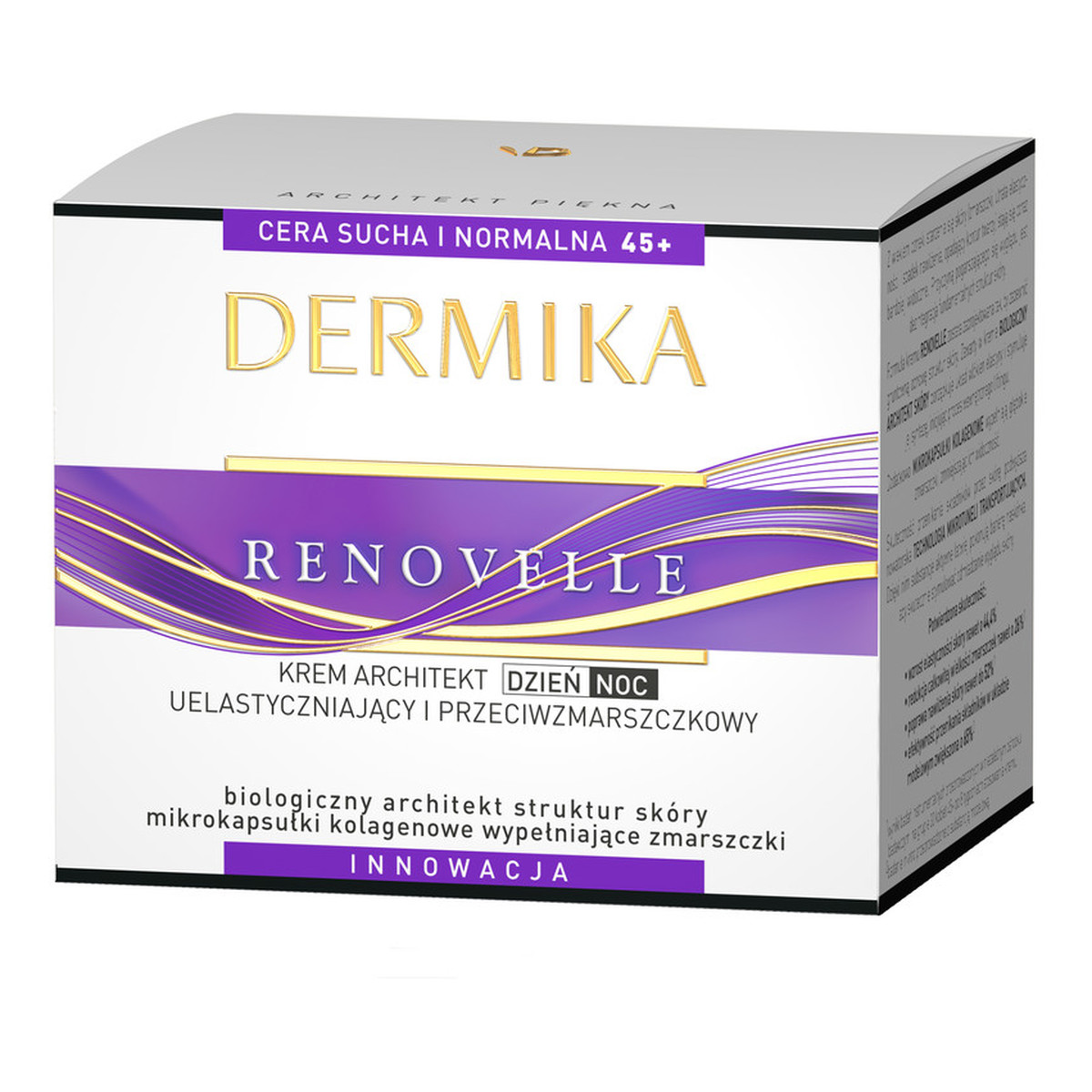 Dermika Renovelle 45+ Krem Architekt Uelastyczniający i Przeciwzmarszczkowy 50ml