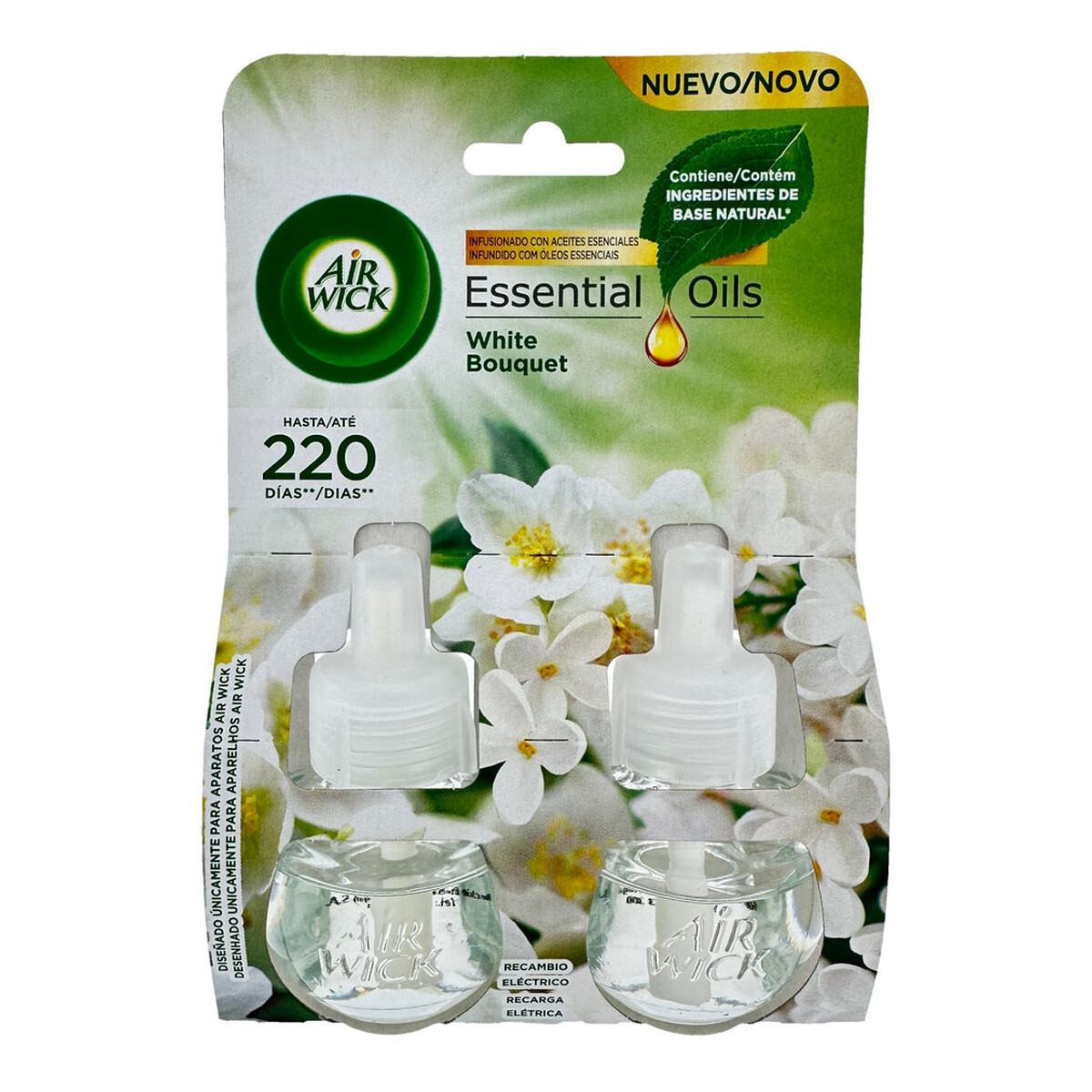 Air Wick Essential Oils Wkład elektryczny White Bouquet 2x19ml