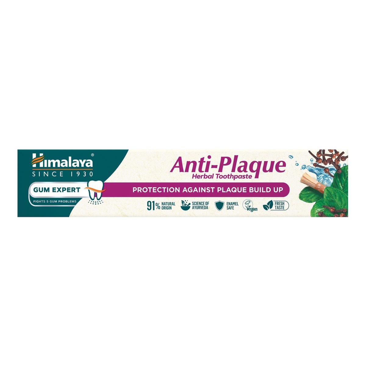 Himalaya Gum expert ziołowa pasta do zębów anti-plaque przeciw płytce nazębnej 75ml