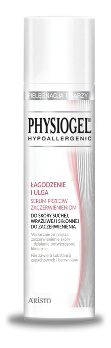 Łagodzenie i ulga serum przeciw zaczerwienieniom