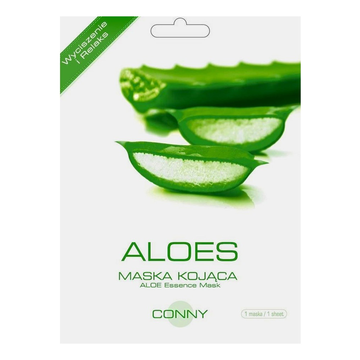 Conny Essence Mask wyciszenie i relaks kojąca maseczka w płachcie Aloes 23g