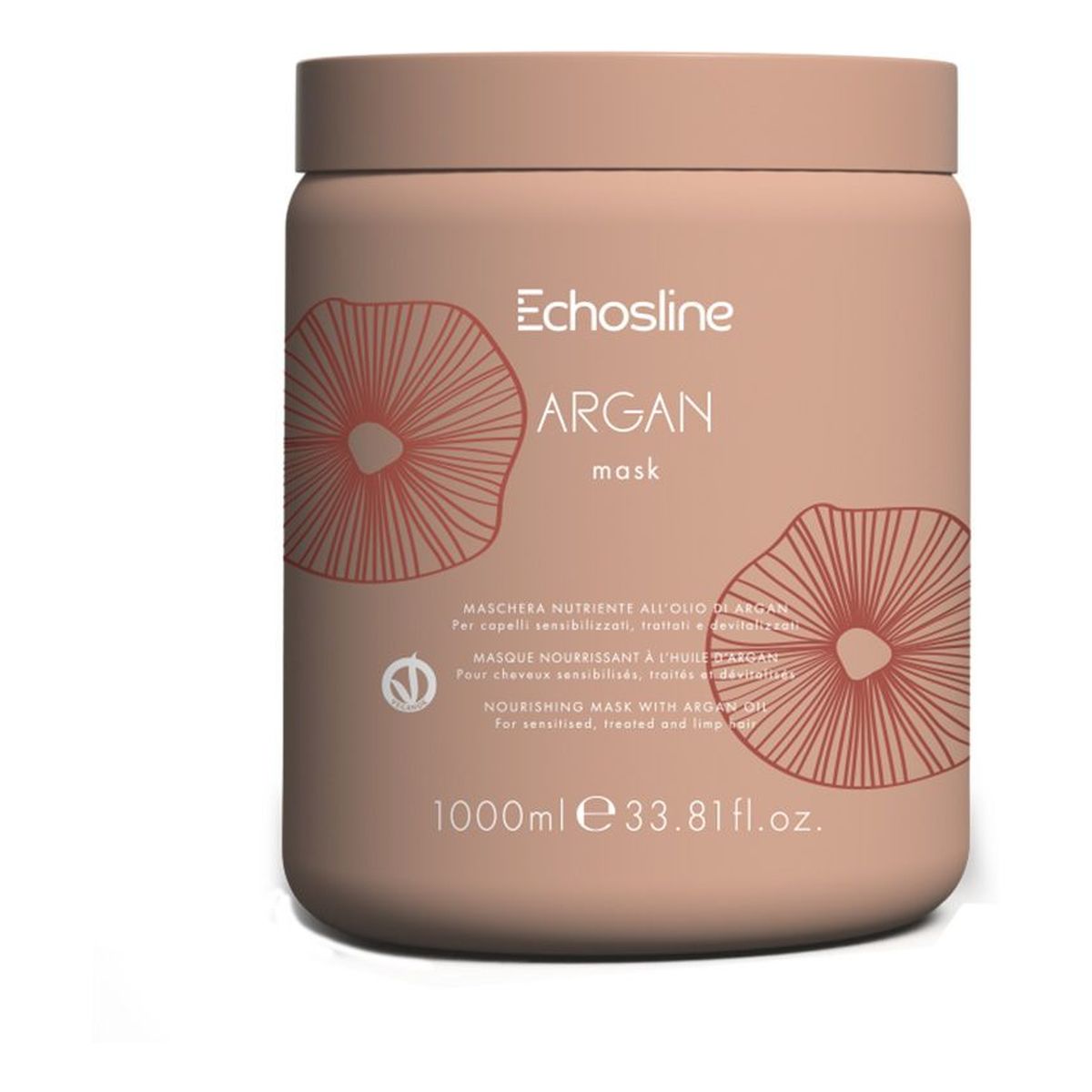 Echosline Argan maska do włosów z olejkiem arganowym 1000ml
