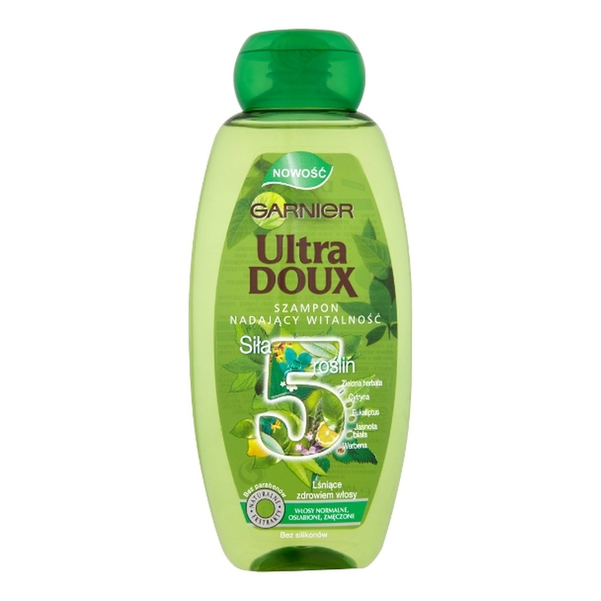 Garnier Siła 5 Roślin Ultra Doux Szampon Do Włosów Wzmacniający 400ml
