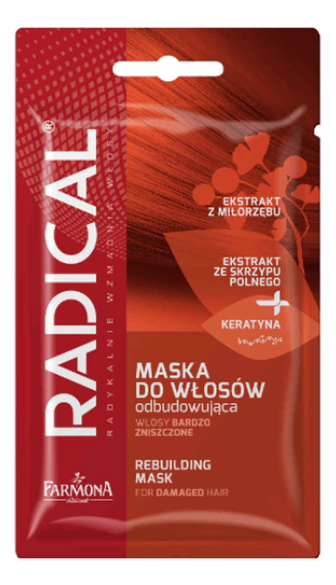 Maska do włosów odbudowująca saszetka