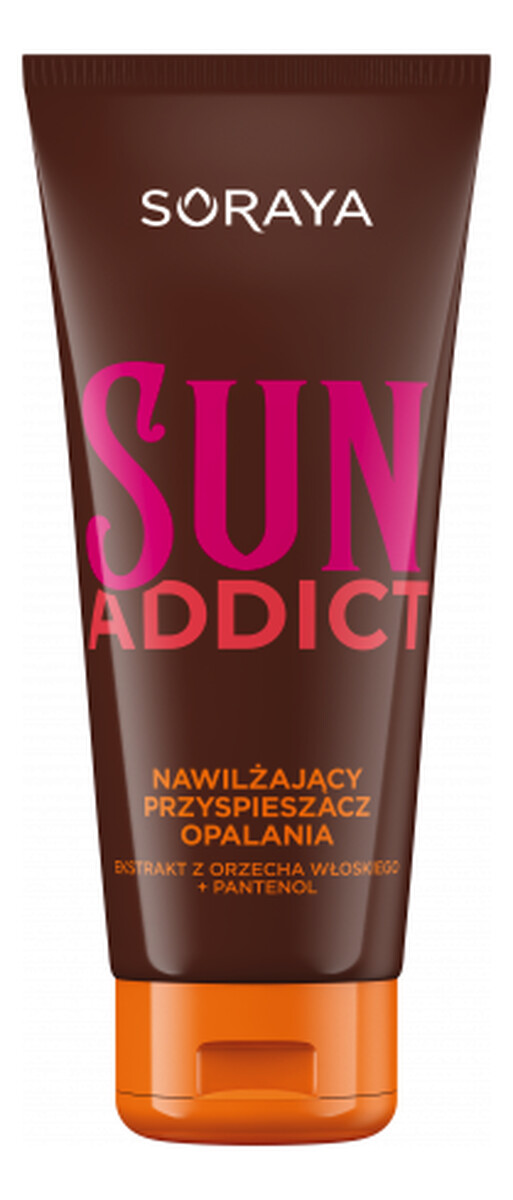 Nawilżający przyspieszacz opalania z ekstraktem z orzecha i algami