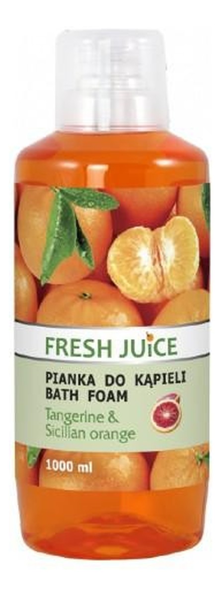 Fresh juice pianka do kąpieli mandarynka + sycylijska pomarańcza 1000 ml