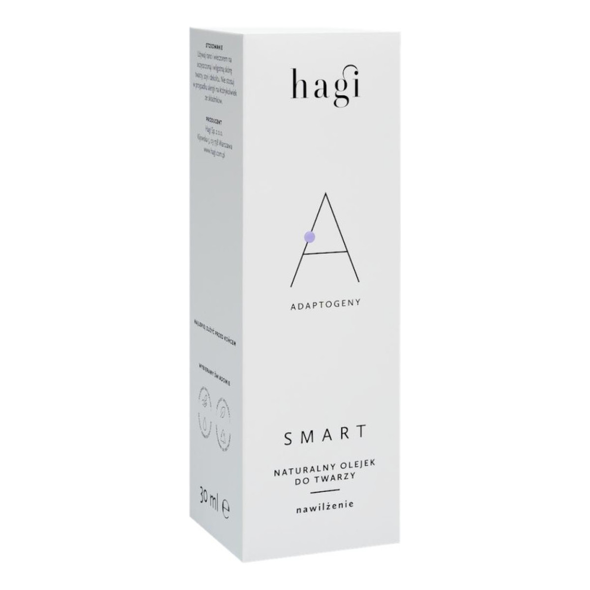 Hagi Smart A Naturalny olejek do twarzy nawilżający z adaptogenami 30ml