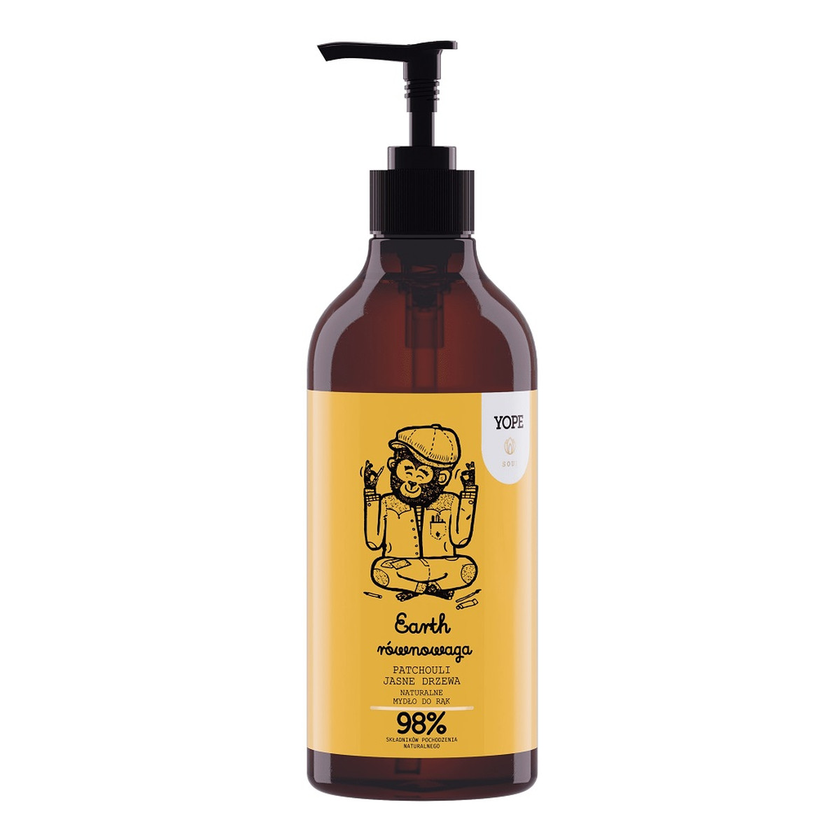 Yope Naturalne Mydło do rąk soul earth równowaga 500ml