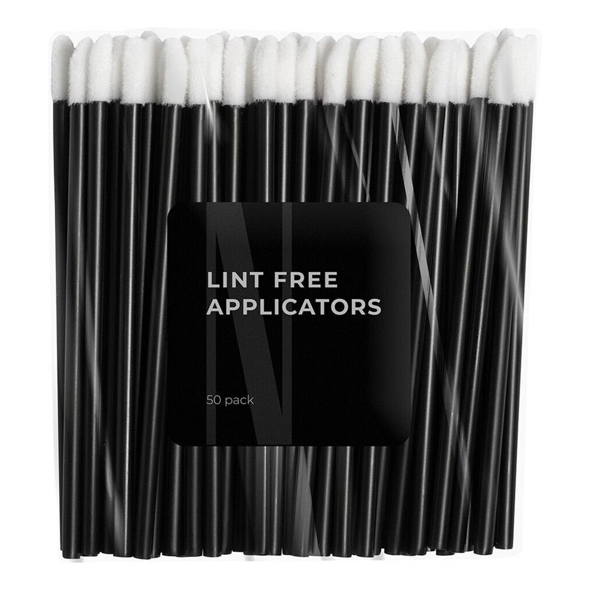 Nanolash Lint free applicators welurowe aplikatory do rzęs i brwi 50szt.