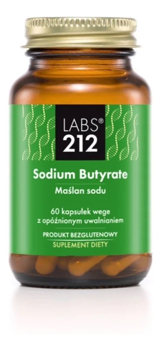 Sodium Butyrate maślan sodu suplement diety 60 kapsułek