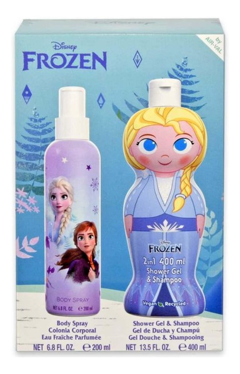 Zestaw Kraina lodu Mgiełka 200ml + żel i szampon 400ml