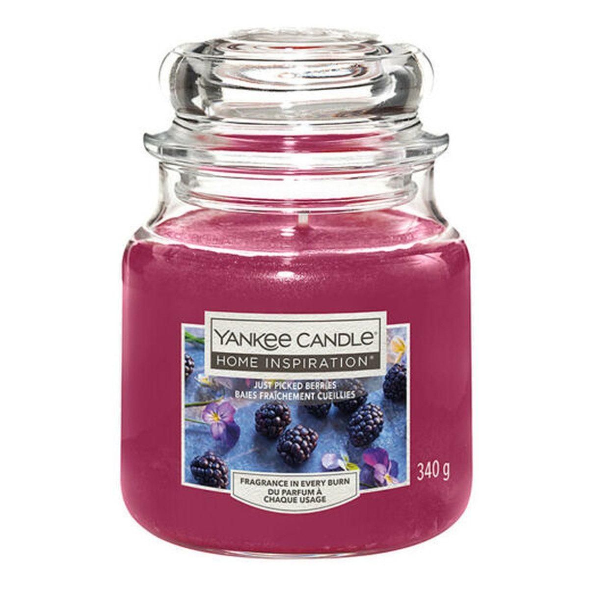 Yankee Candle Home Inspiration Świeca zapachowa Just Picked Berries 340g