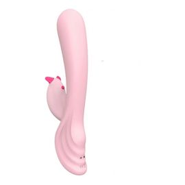 Plume wibrator typu króliczek z 9 trybami wibracji light pink