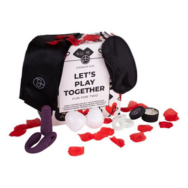 Zestaw donut cockring pierścienie erekcyjne 3szt. + masturbator egg masturbator + c-shape couples wibrator + rose petals płatki róży + bondage ribbon wstążka + massage candle świeczka do masażu + eye mask opaska na oczy