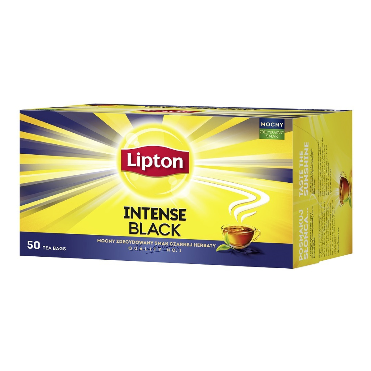 Lipton Intense Black Herbata czarna 50 torebek 115g