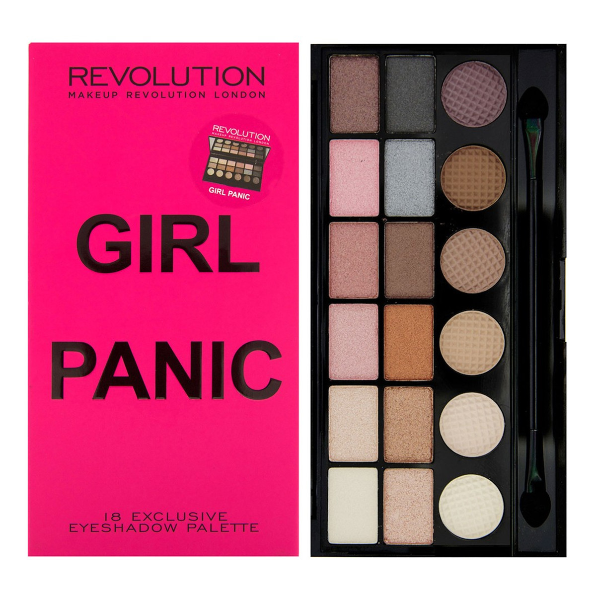 Makeup Revolution Salvation Palette 18 Shade Girl Panic Paleta 18 Cieni Do Powiek 13g