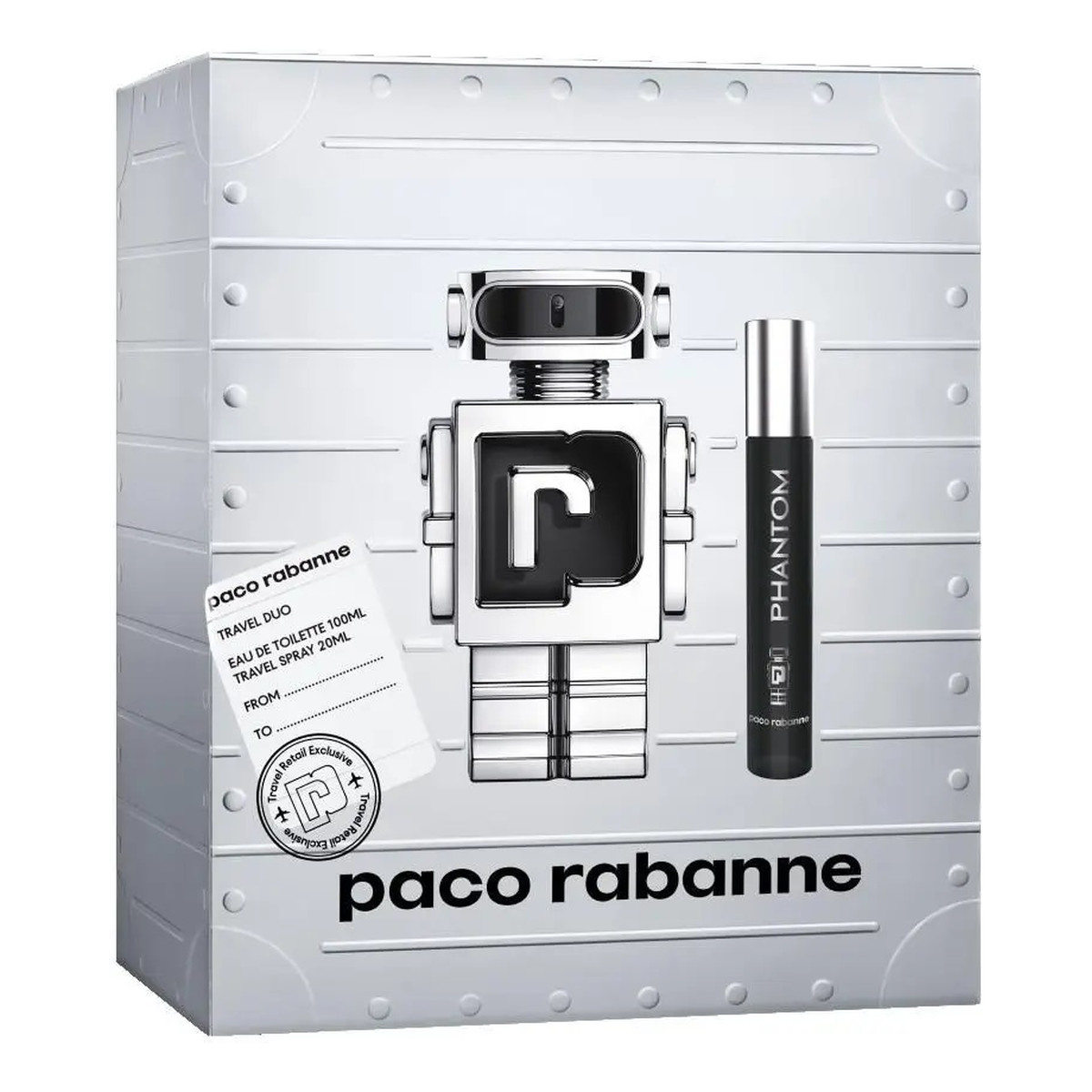 Paco Rabanne Phantom Zestaw woda toaletowa spray 100ml + woda toaletowa spray 20ml